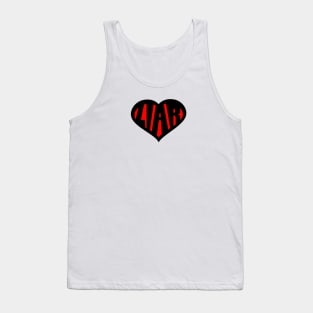 Liar • Color on White Tank Top